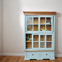 YONGHE JIAJIE TECHNOLOGY INC Home Modern Simple Solid Wood Bookcase With Cabinet Door Drawer Bookcase Study Locker