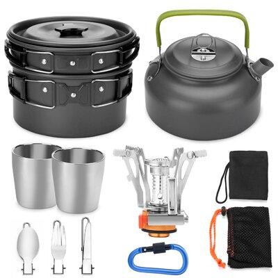 Odoland Camping Cookware Mess Kit in Other