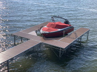 Aluminum Roll-In and Floating Boat Docks