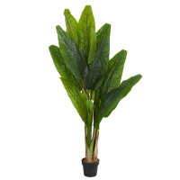 Bay Isle Home™ 72" Artificial Banana Leaf Tree in Planter
