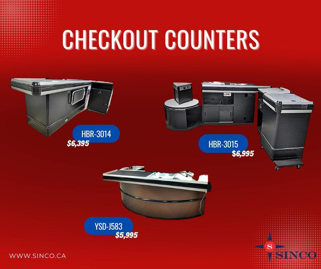 Various Checkout Counters Available in Industrial Kitchen Supplies