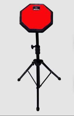 Drum practice pad 8 inch with tripod stand and carrying bags Brand new SPS474 Red with Drum stick in Drums & Percussion