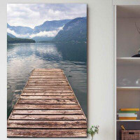 Made in Canada - Millwood Pines 'Lake Dock' Photographic Print on Wrapped Canvas