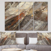 East Urban Home Fire and Ice Minerals III - Multi-Piece Image Wrapped Canvas Graphic Art Print