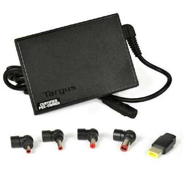 Targus 90W Universal Ultra-Slim Notebook AC Power Adapter, Factory Refurbished - APA791USO in Laptop Accessories in West Island