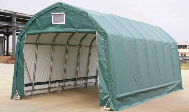 NEW 12X20X10 FT FABRIC STORAGE BUILDING GARAGE CAR SHELTER S122010P in Other Business & Industrial in Alberta