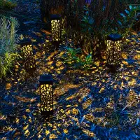 LumaBase Solar Powered Garden and Tabletop Lights — Outdoor Tables & Table Components: From $99