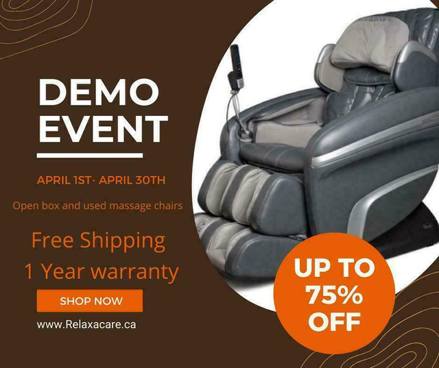 Relaxacare-Huge sale on Massage chairs and more! in Health & Special Needs - Image 2
