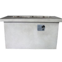 Latitude Run® Issac 24.08" H x 20.08" W Stainless Steel Propane/Natural Gas Outdoor Fire Pit Table