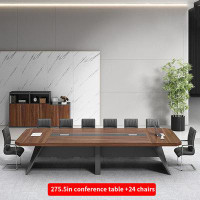 WIKI BOARD Simple Modern Large Conference Desk Desk Business Negotiation Table And 24 Chairs.
