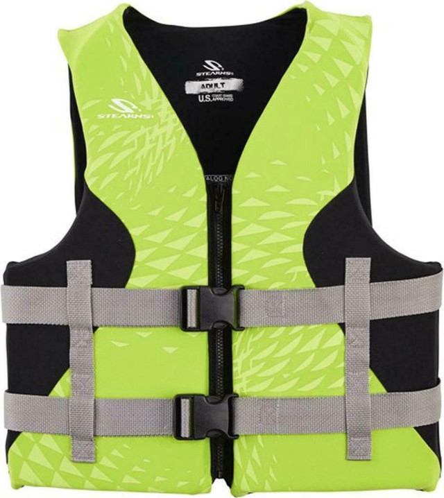 New STEARNS HYDROPRENE TYPE III PDF -- LIFE VEST / JACKET -- COAST GUARD APPROVED - Only $24.95 in Water Sports