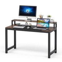 17 Stories 47" Computer Desk with Monitor Shelf