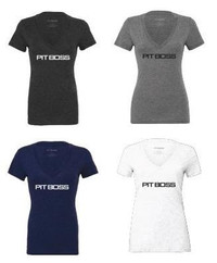 All-New Pit Boss® Women’s Collection Logo T-Shirt in 4 Colors and 7 Sizes