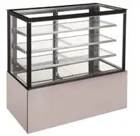 Brand New 3 Tier 59 Refrigerated Flat Glass Pastry Display Case-Sizes Available