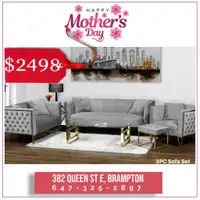 Couches and Sofa Sets on Mothers Day Sale!