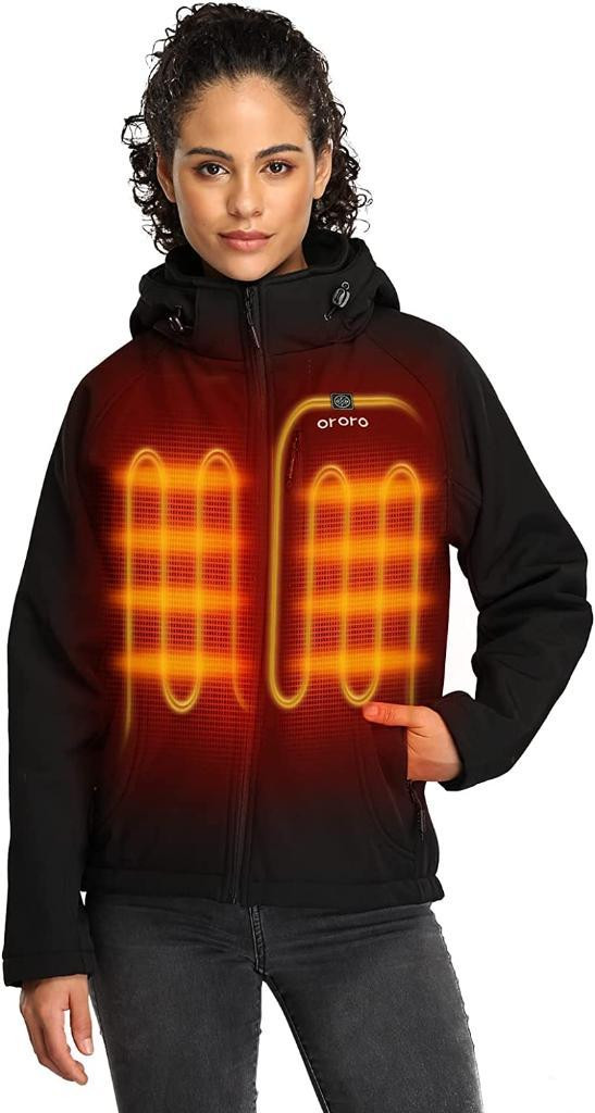 Women's Heated Jacket w/Battery Pack and Detachable Hood  FAST, FREE Delivery in Women's - Other - Image 2
