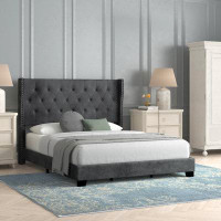 Etta Avenue™ Osoba Tufted Upholstered Low Profile Bed