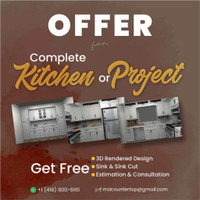 Special offer for Complete Kitchen or Project