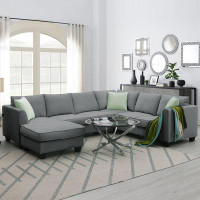 YDT Furniture 3 - Piece Upholstered Sectional