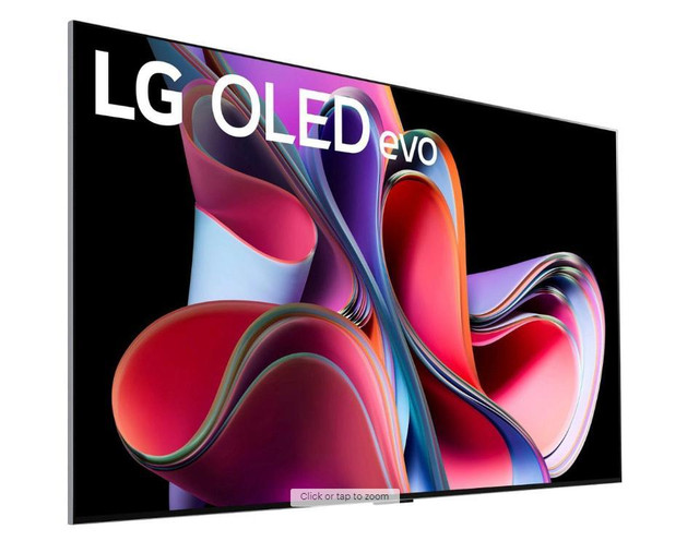 LG OLED55G3PUA G3 55 4K UHD HDR OLED evo Gallery webOS Smart TV 2023 - Satin Silver in TVs in Markham / York Region - Image 2