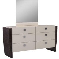Orren Ellis Hailee 6 Drawer 32" W Solid Wood Double Dresser