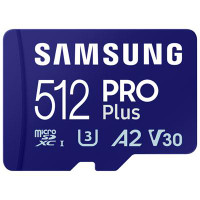 Samsung PRO Plus+ Adapter 512GB 180MB/s microSDXC Memory Card