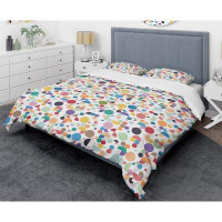 The Twillery Co. Retro Abstract Circular I Mid-Century Duvet Cover Set