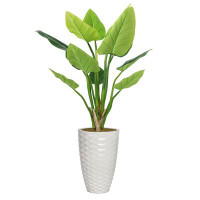 Vintage Home 64.9" Artificial Philodendron Plant in Planter