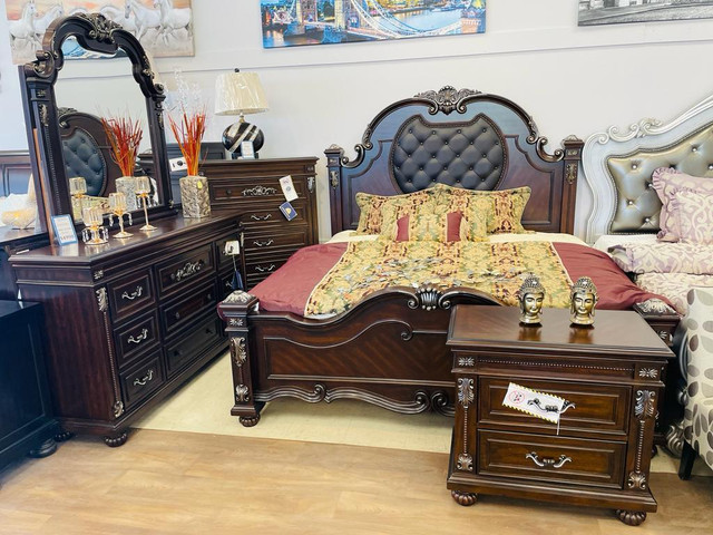 Solid Wood  Bedroom Sets on Great Discounts! Furniture SALE!! in Beds & Mattresses in Windsor Region