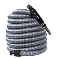 OVO OVO Universal Central Vacuum 35ft Low-Voltage Hose with Switch Control at The Handle Crushproof