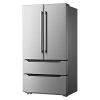 Cosmo 4 Pieces Kitchen Package with French Door Refrigerator & 30" Freestanding Gas Range