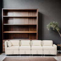 Hokku Designs Modular Minimalist Sofa