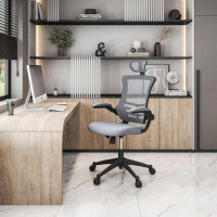 ChocoPlanet High-Back Mesh Office Chair With Headrest And Flip-Up Arms