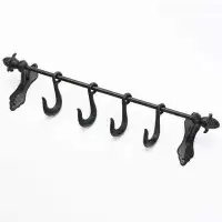 Williston Forge Cast Iron Flexible & Functional Swivel Wall Hook - Vintage Coat Hook Garden Planter Hanger