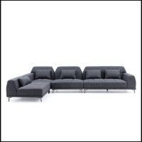 Ivy Bronx Convertible Sectional Sofa In Fabric