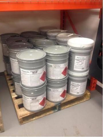 5 Gallon Pails Traffic Paint Low Voc Yellow White Blue Oil Acetone Acrylic Line Striping Paint Acrylic Bulk Stencil in Other Business & Industrial in Ontario - Image 2