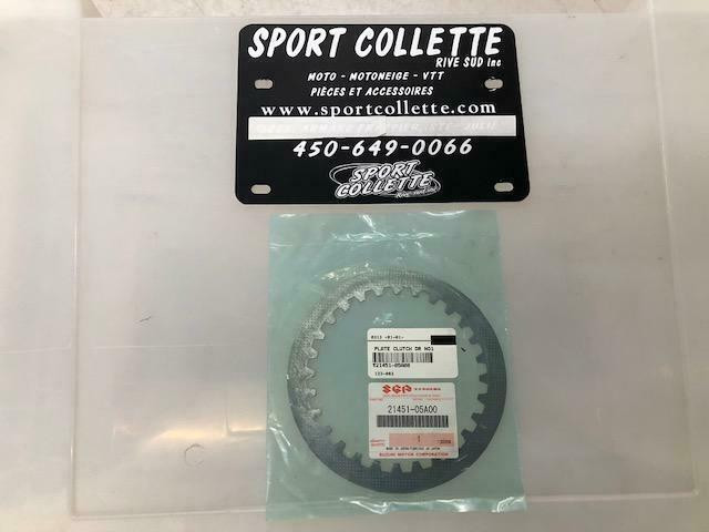 PLATE CLUTCH DRIVEN (SUZUKI 21451-05A00) in Motorcycle Parts & Accessories in Longueuil / South Shore
