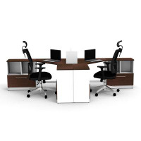 Inbox Zero Benching Desks Teamwork Corner Desk Collaboration Furniture Model 5297792B5DE3406591F99AFD4B9E1EEB 7Pc Group