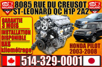 Honda Pilot 2003 2004 2005 2006 2007 2008 Moteur 3.5 V6 AWD 4X4, 03 04 05 06 07 08 Pilot Engine J35A Motor JDM