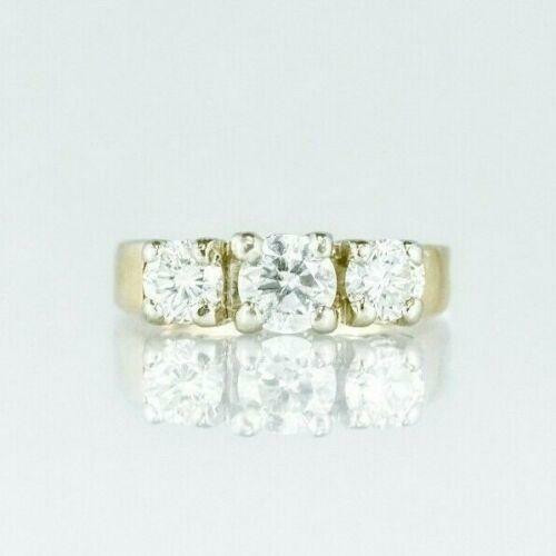 (I-6392-316A) 14k duo gold multistone diamond ring in Jewellery & Watches in Alberta