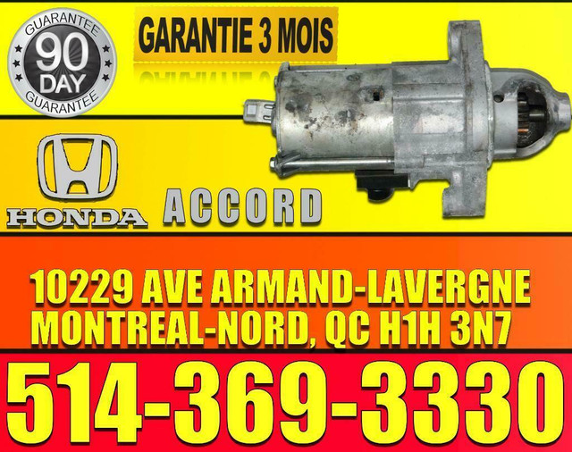 Starter Honda Accord 2003 2004 2005 2006 2007  used usage bonne conditions 2.4L K24A4 in Engine & Engine Parts in Greater Montréal