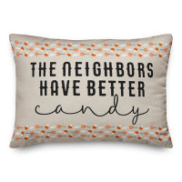 East Urban Home Neighbours Have Better Candy Indoor / Outdoor Pillow