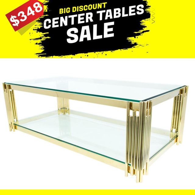 Glass Coffee Table !! Free Shipping !! in Coffee Tables in Chatham-Kent - Image 2