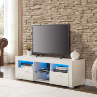 Ebern Designs TV Stand with LED Lights
