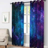 East Urban Home Heat Proof Curtain For Bedroom