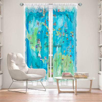 East Urban Home Lined Window Curtains 2-panel Set for Window Size by Markus Bleichner - Caribbean Travel