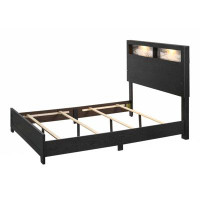 wtressa Wood Platform Bed With Light