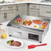 Suteck 1500W Commercial Griddle,15" x 14" Electric Griddles Grill