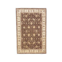 Isabelline Isabelline Hand Knotted Agra Chobie Antique Wash 6'0" X 9'0" Wool - W869