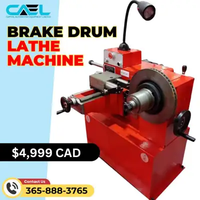 Finance Available Looking for high-quality brake drum lathe machines for your workshop? CAEL offers...